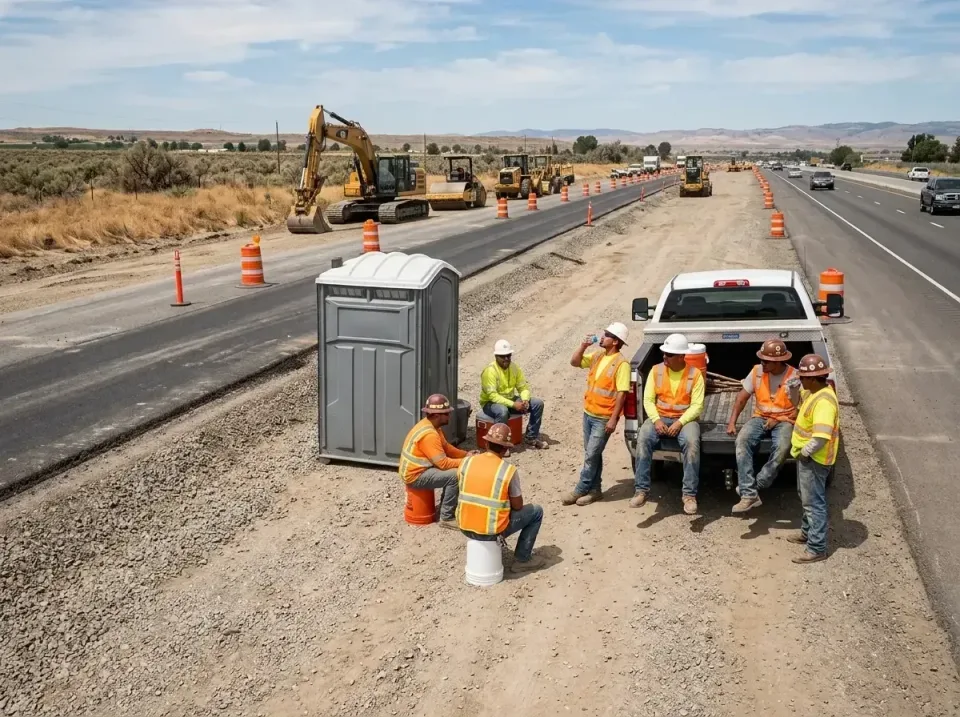 highway-road-construction-crew-007 — frequently asked questions, Porta Potty and Restroom Rentals in Louisville, MS